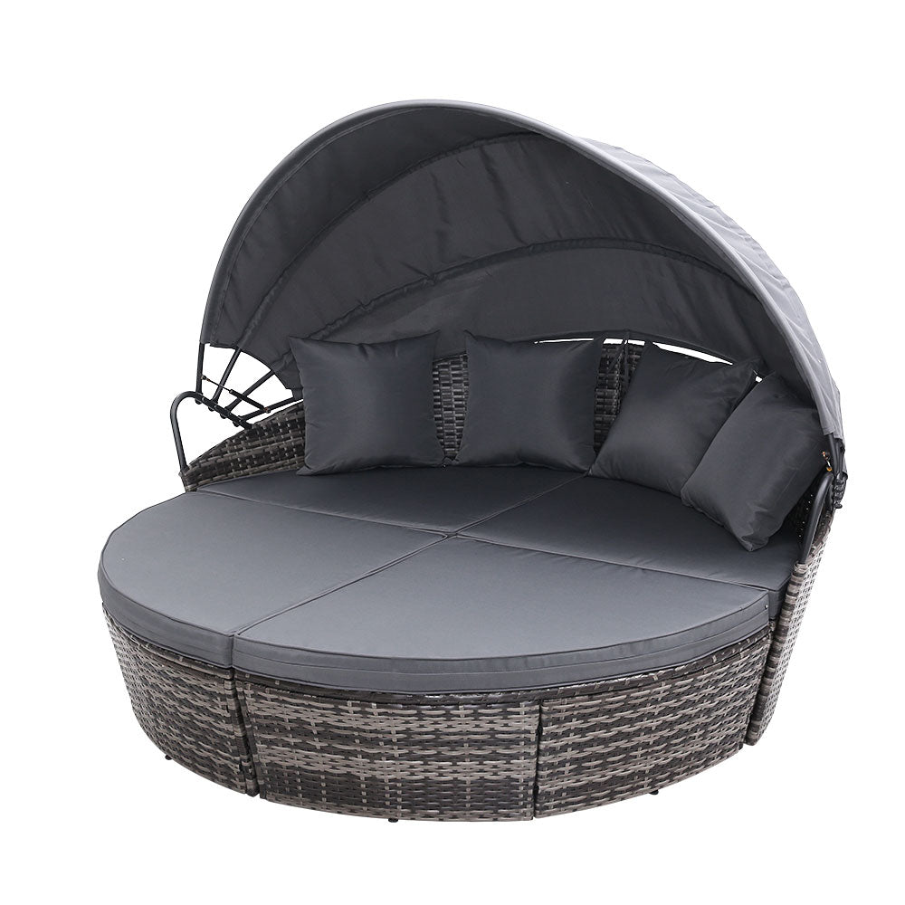Portsea Luxury Outdoor Day Bed - Grey